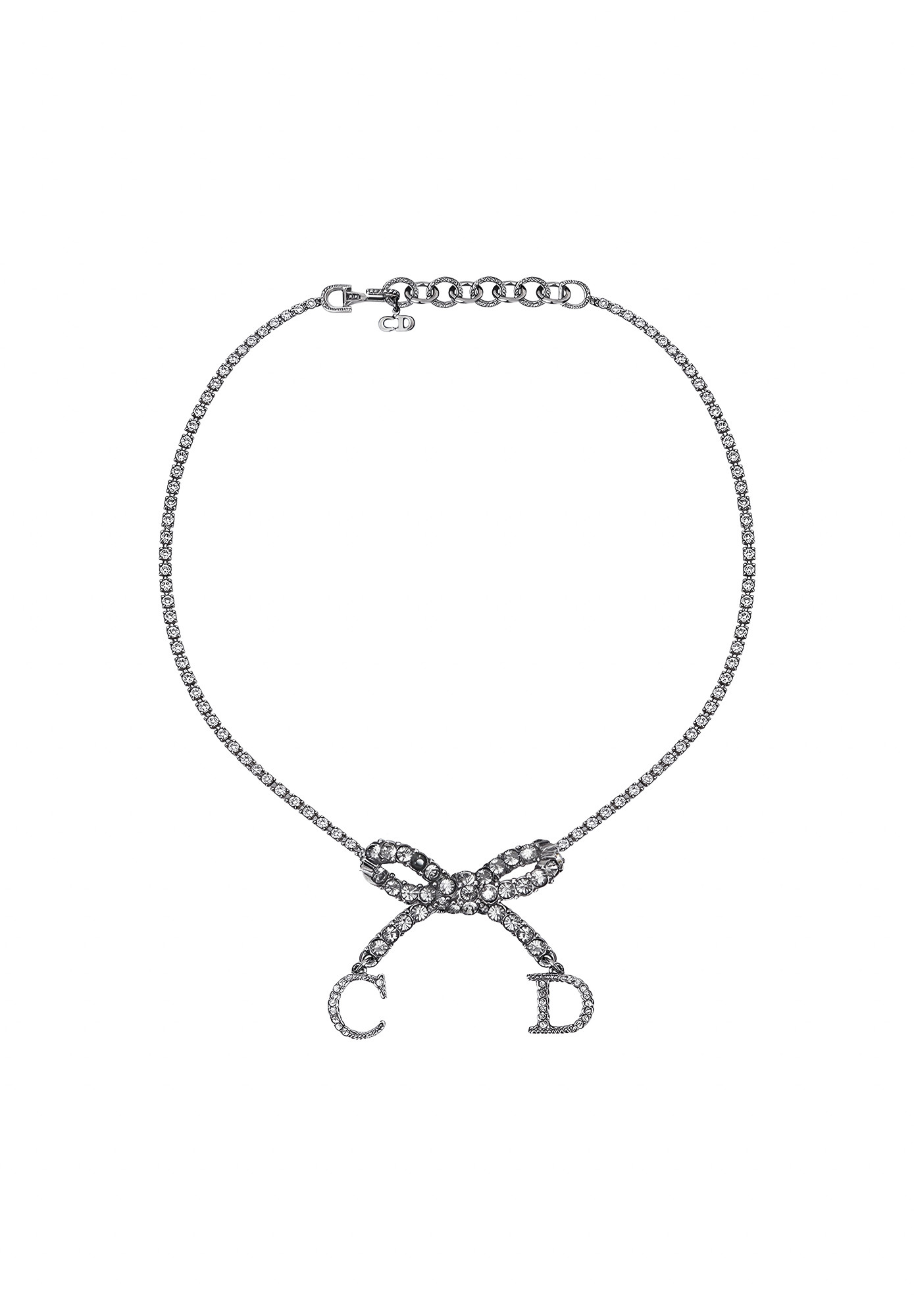Миниатюрное колье Christian Dior с бантом