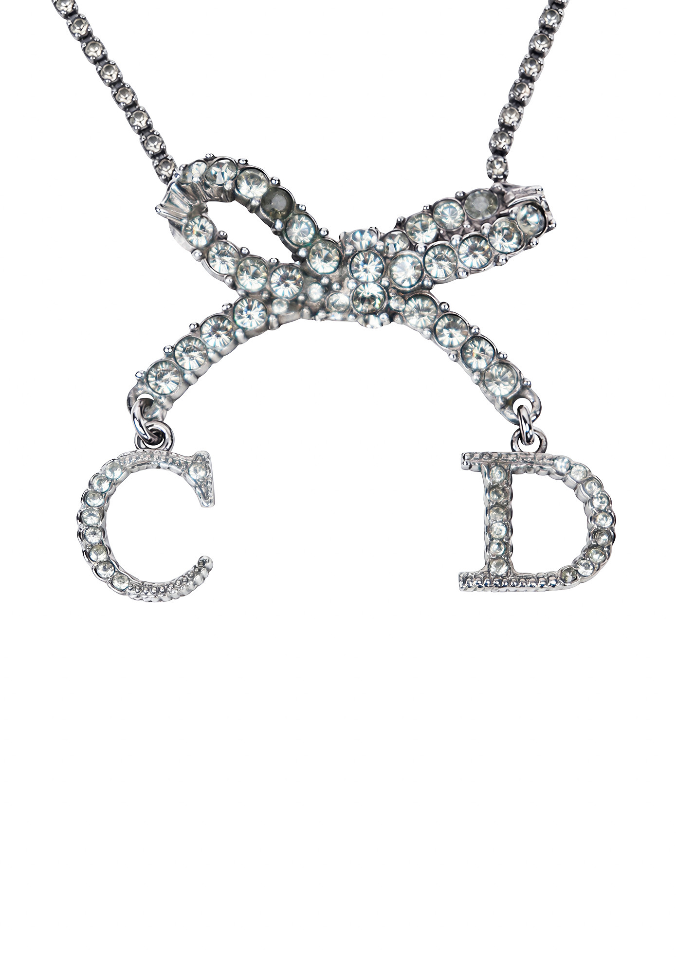 Миниатюрное колье Christian Dior с бантом