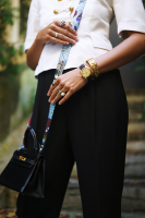 Черные брюки Valentino