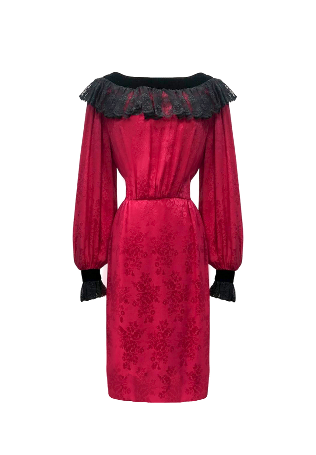 Розовое платье Oscar de la Renta