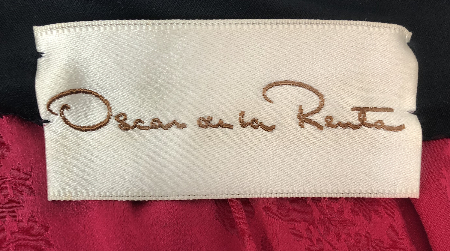 Розовое платье Oscar de la Renta