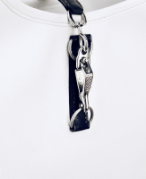 Белая сумка Hermès Trim 31 в коже Epsom