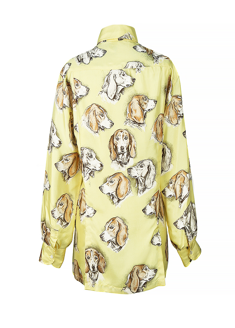 Шелковая блузка Hermès 