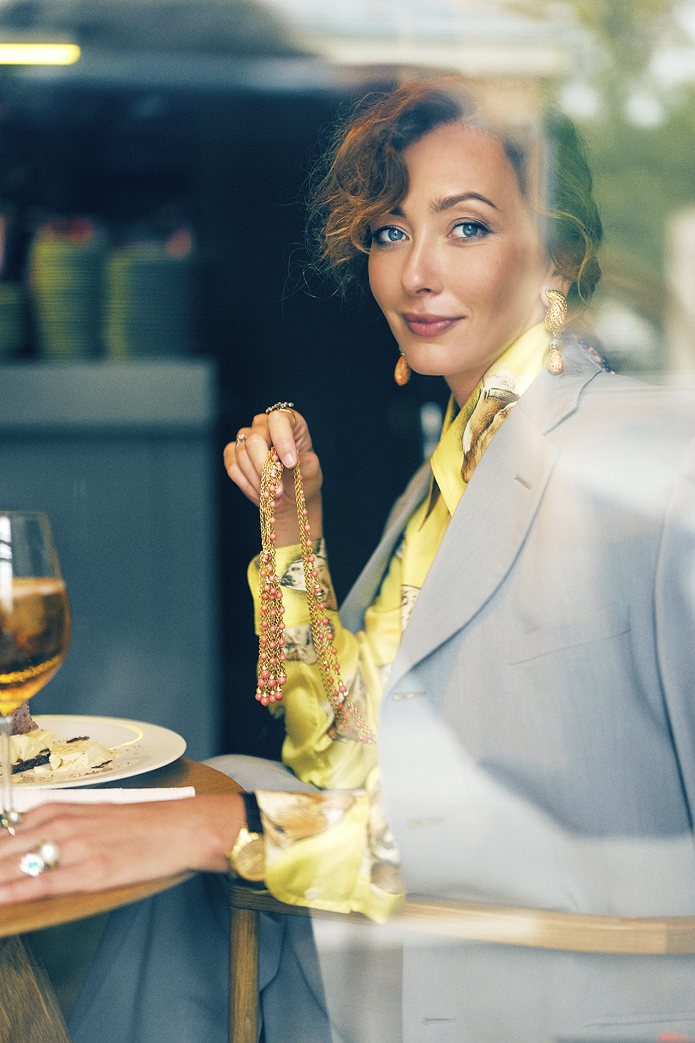 Шелковая блузка Hermès 