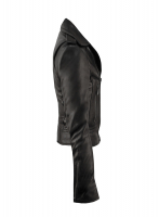 Чёрная кожаная куртка Balenciaga