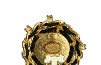 Винтажные клипсы Chanel с перламутром и кристаллами