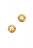 Клипсы Chanel с жемчугом