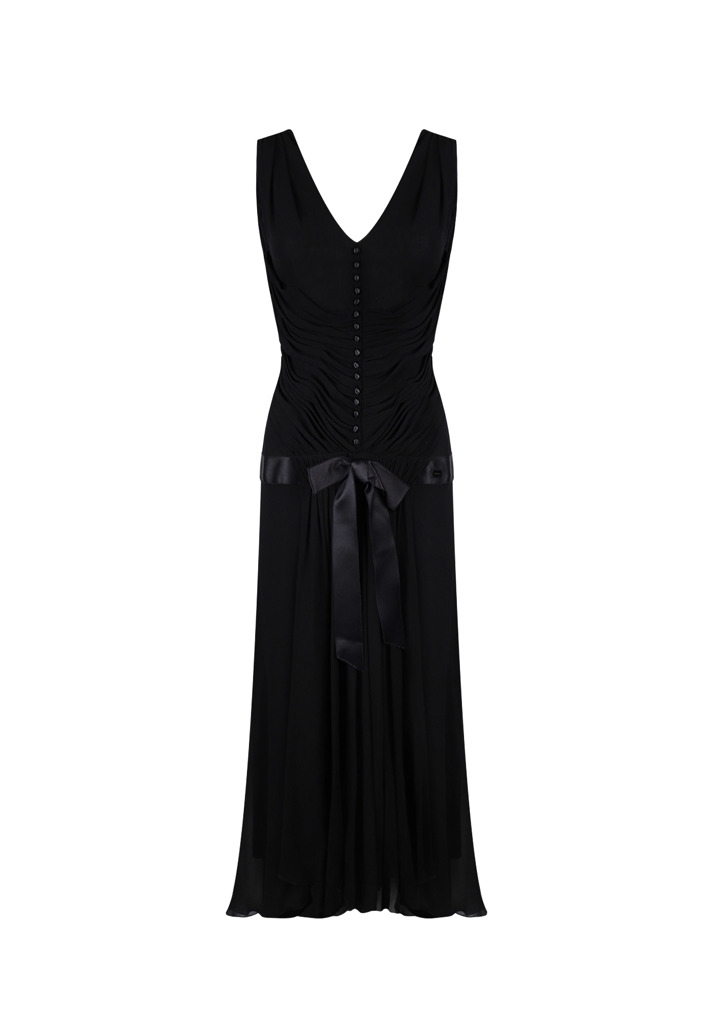 Вечернее платье Chanel с драпировкой