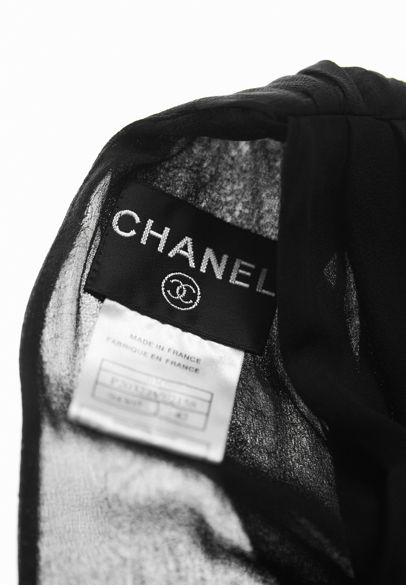 Вечернее платье Chanel с драпировкой