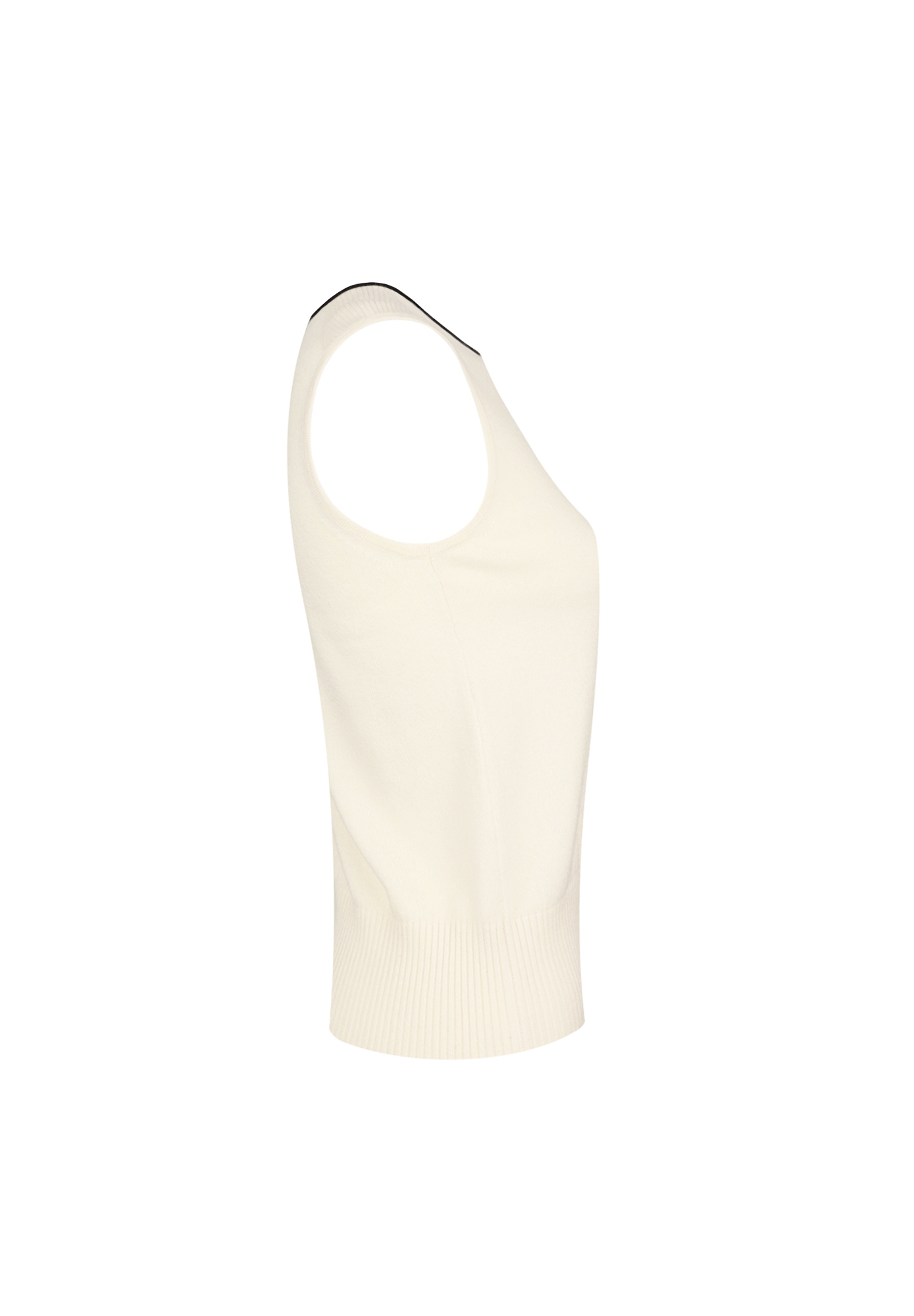 Кашемировый топ Chanel с окантовкой