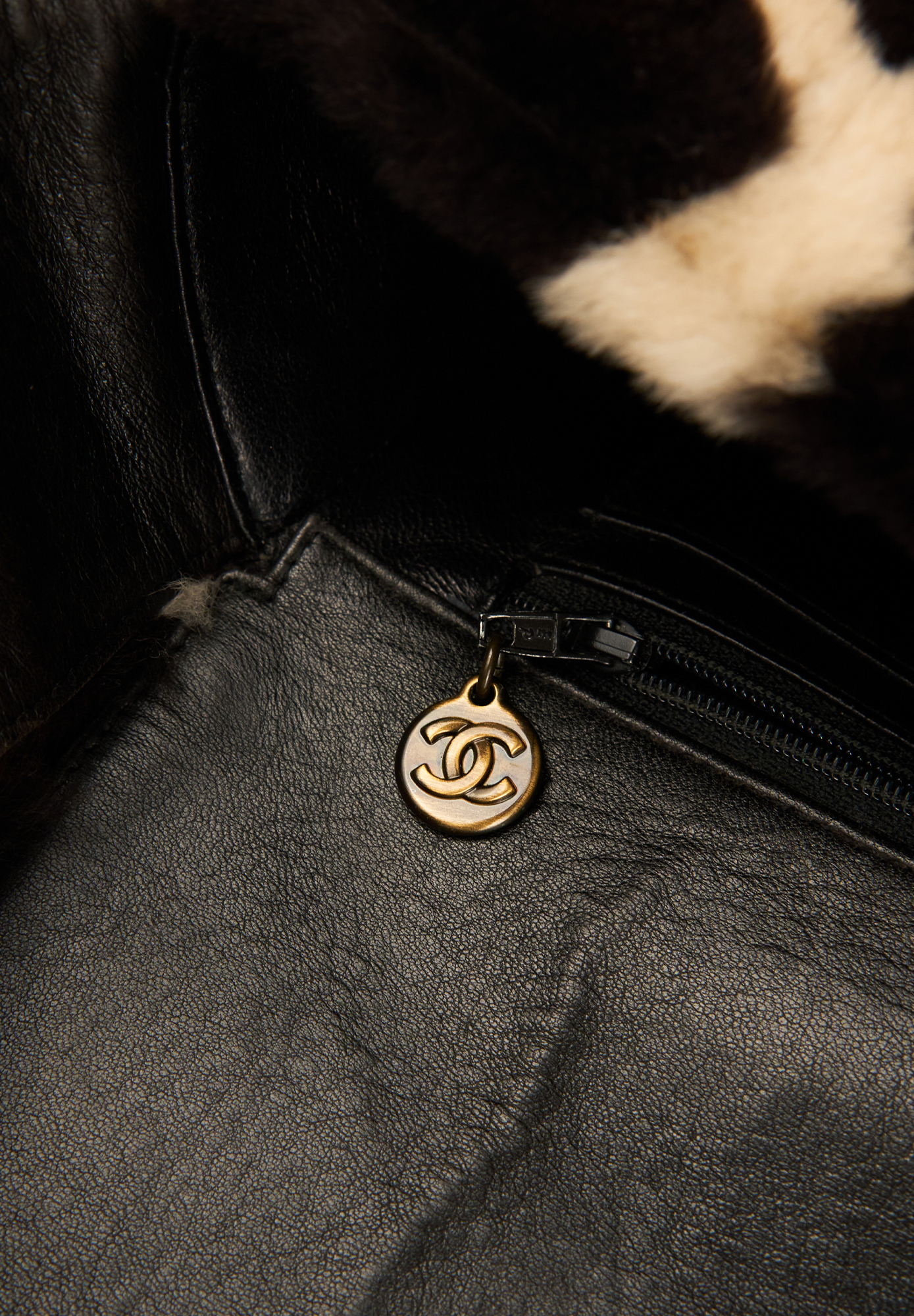 Меховая сумка Chanel 