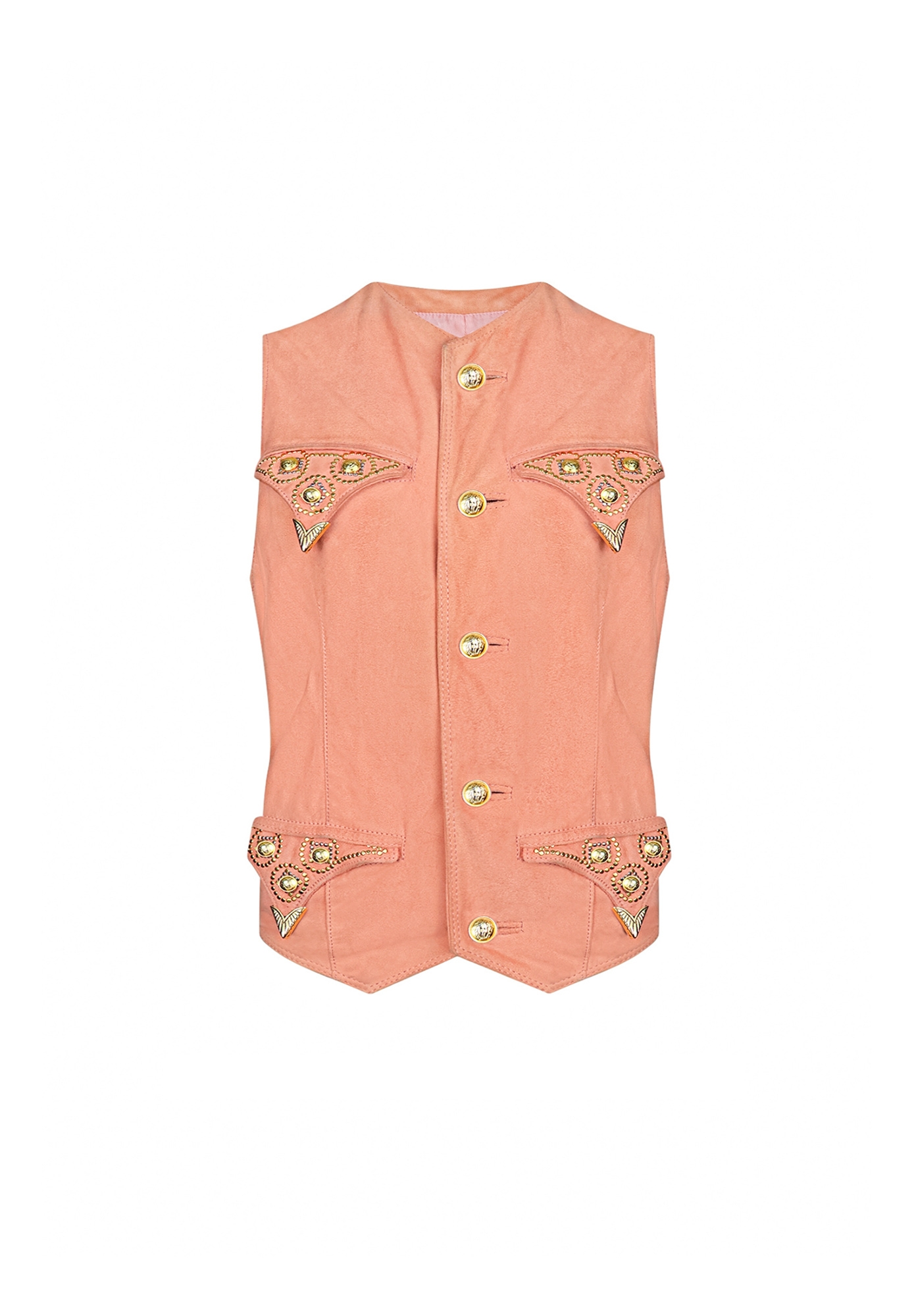 Замшевый жилет Gianni Versace