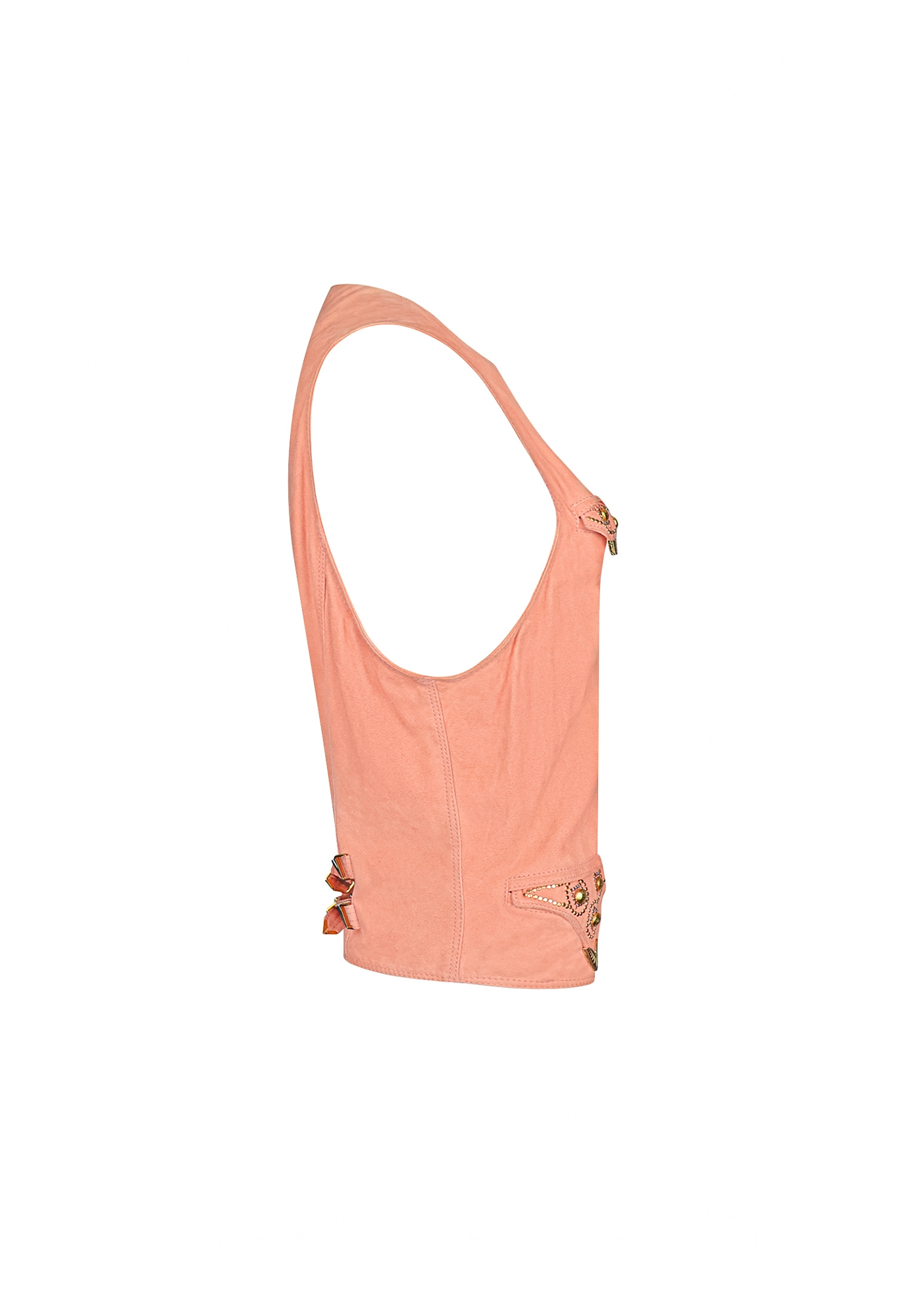 Замшевый жилет Gianni Versace