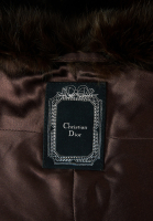 Накидка Christian Dior из меха кролика
