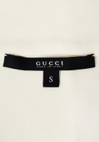 Белый топ Gucci с пряжкой