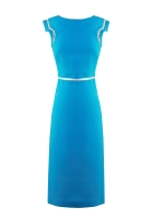 Голубое платье Versace