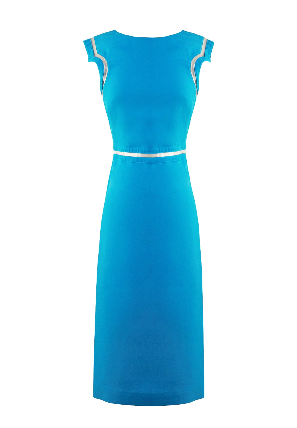 Голубое платье Versace