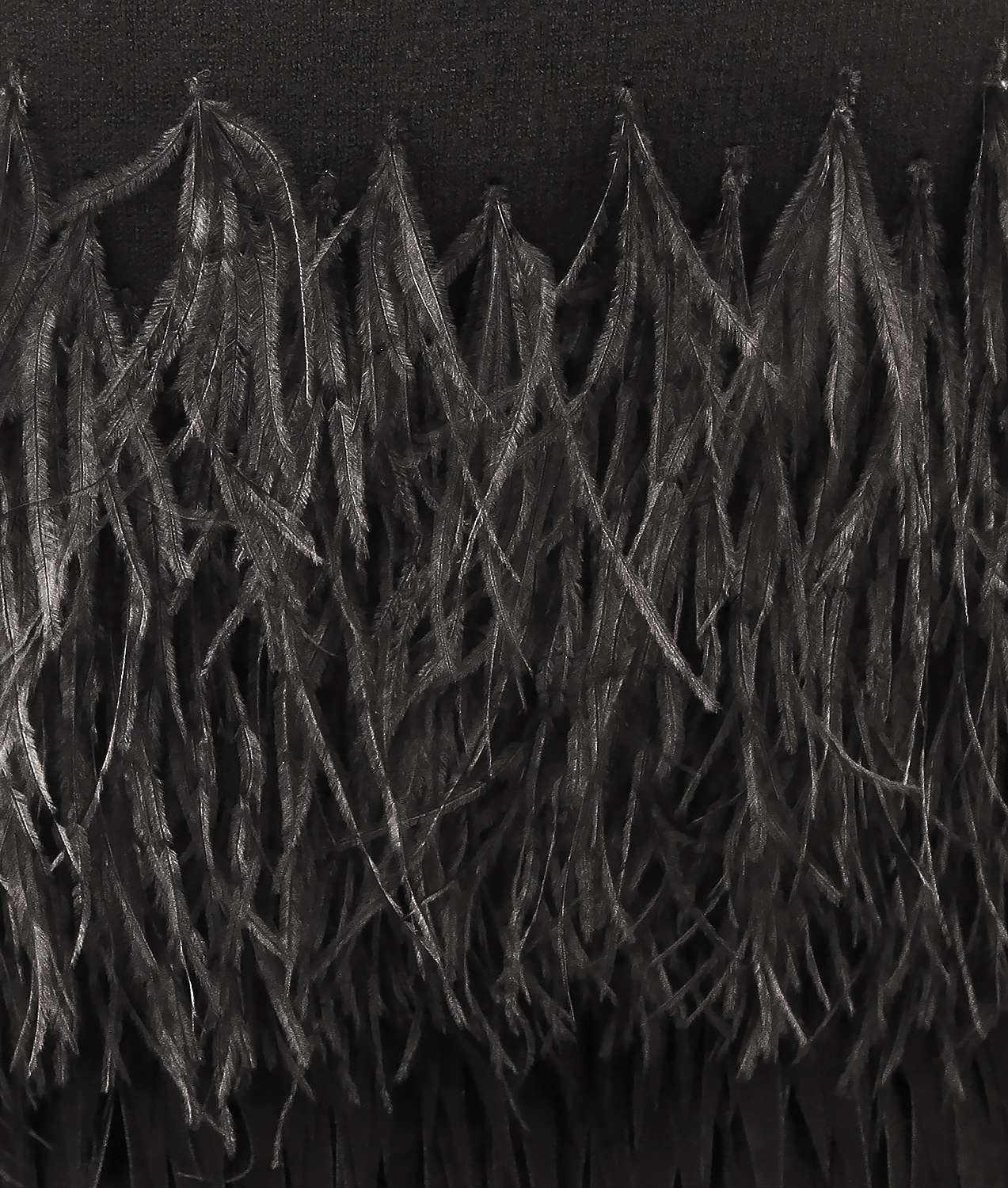 Юбка №21 с перьями