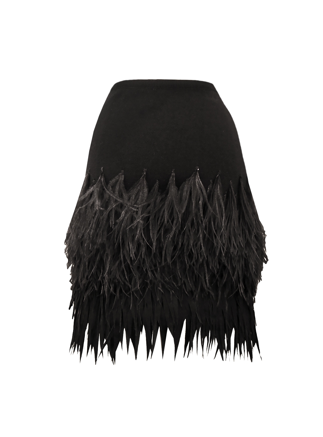 Юбка №21 с перьями