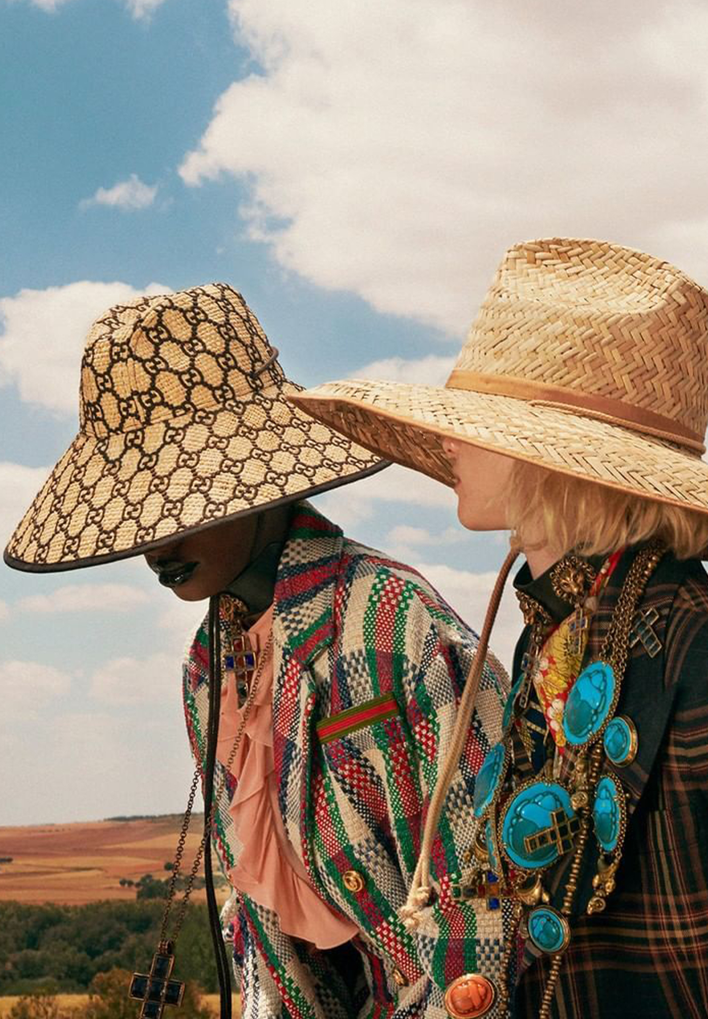 Соломенная шляпа Gucci