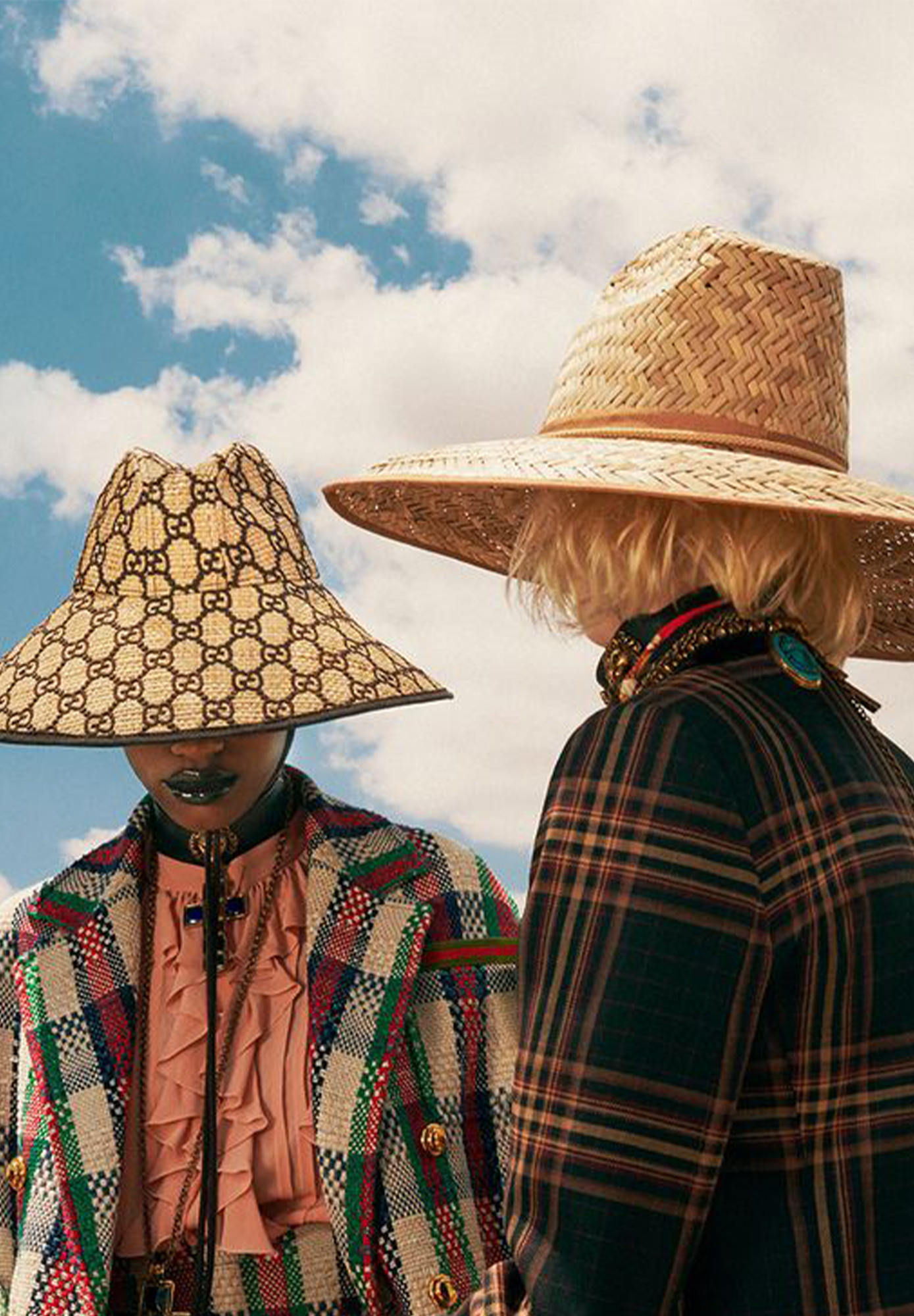 Соломенная шляпа Gucci