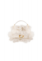 Сумка Fendi Baguette из перьев страуса 