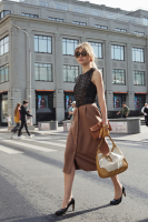 Сумка Hermès Trim Canvas And Beige Leather