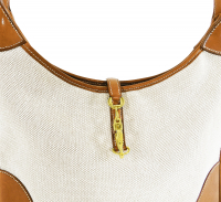 Сумка Hermès Trim Canvas And Beige Leather