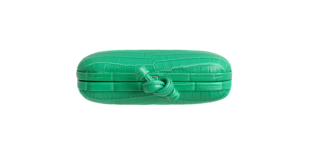 Клатч Bottega Veneta из кожи крокодила