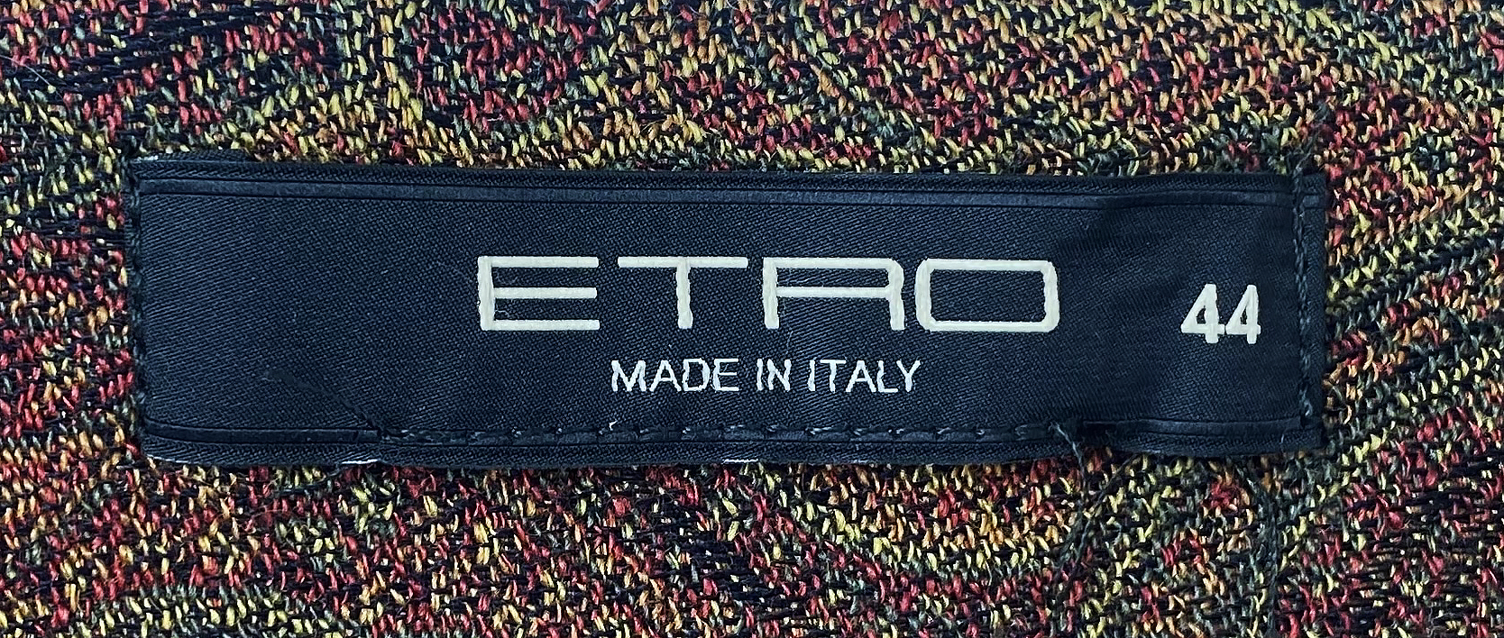 Коричневая юбка Etro с рисунком пейсли