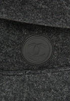 Шерстяные ботинки Chanel с логотипом 