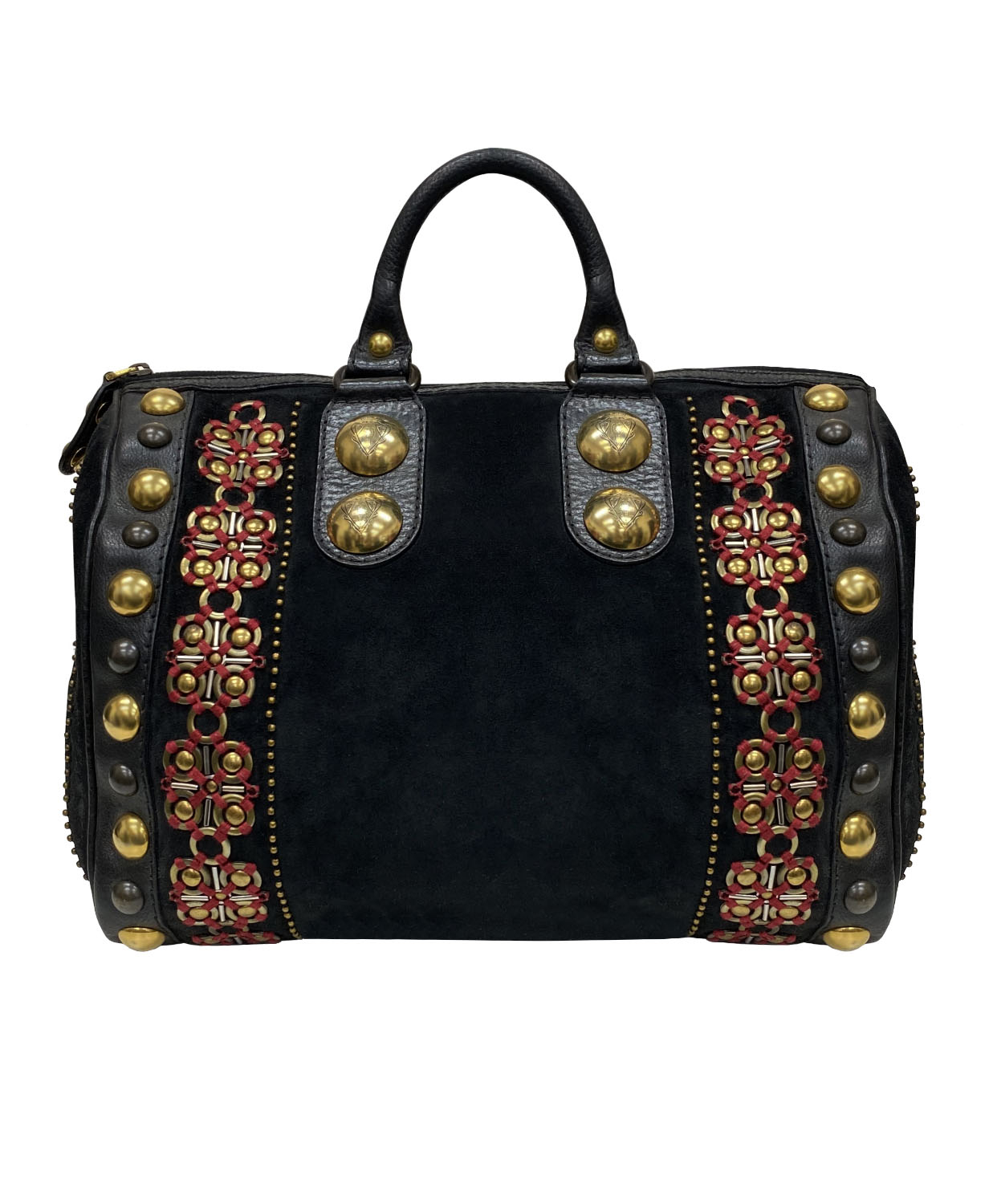 Замшевая сумка Gucci Babouska Indy Boston