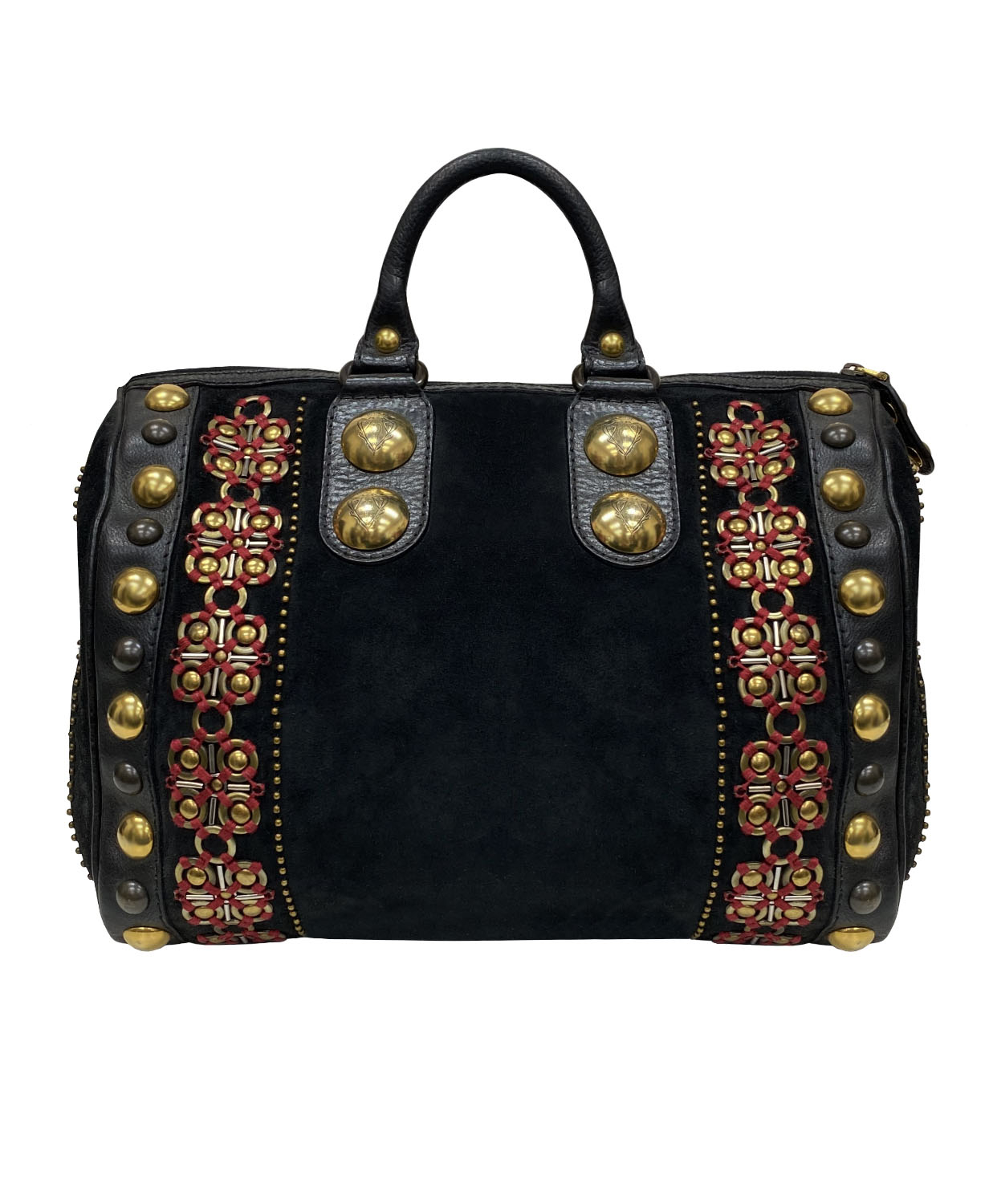 Замшевая сумка Gucci Babouska Indy Boston