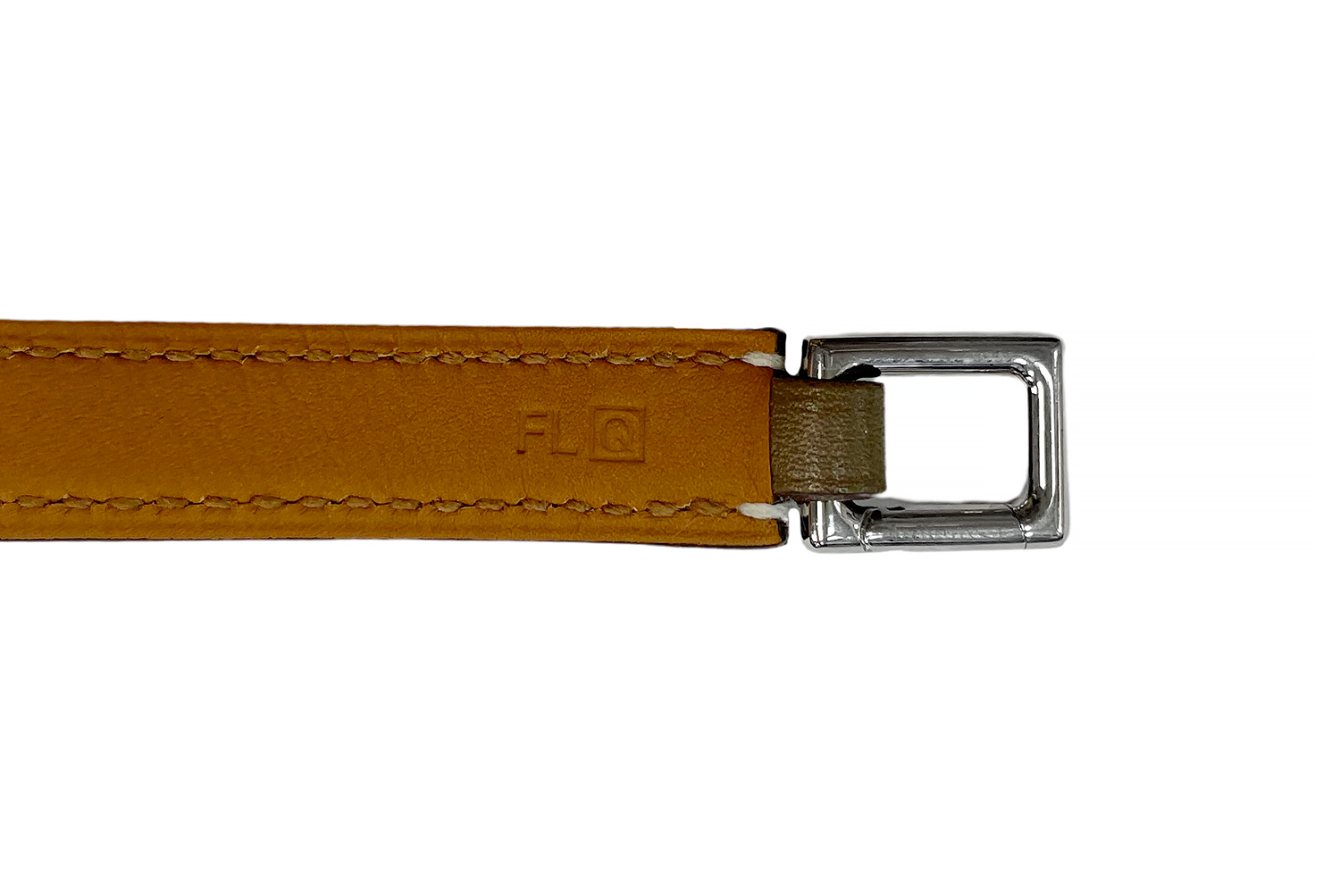 Браслет Hermès Rivale Double Tour Etoupe Swift