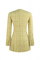 Салатовый твидовый жакет Chanel