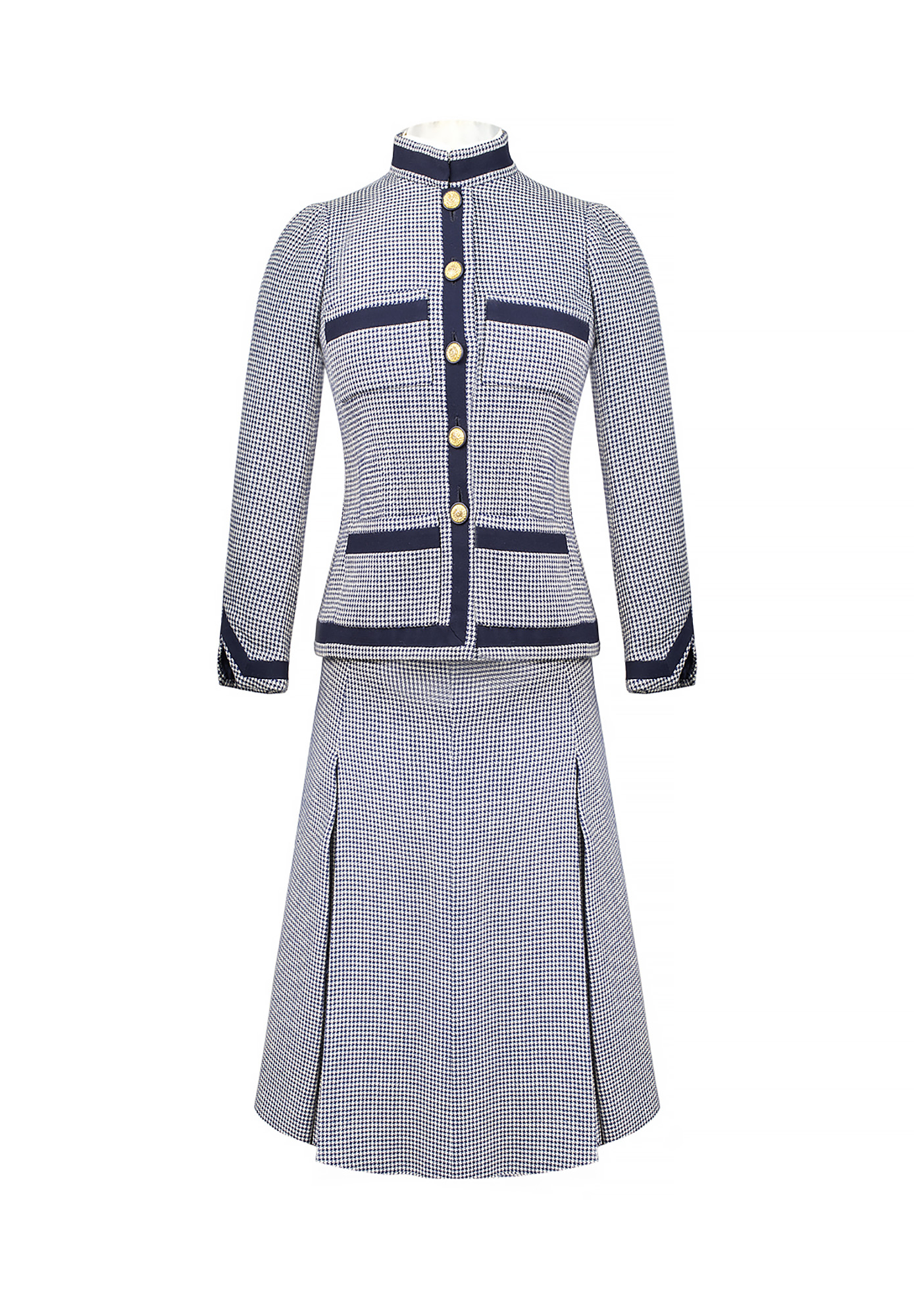 Костюм Chanel haute couture с оторочкой