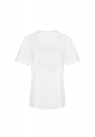 Футболка Fendi с пайетками и бахромой