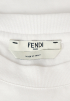 Футболка Fendi с пайетками и бахромой