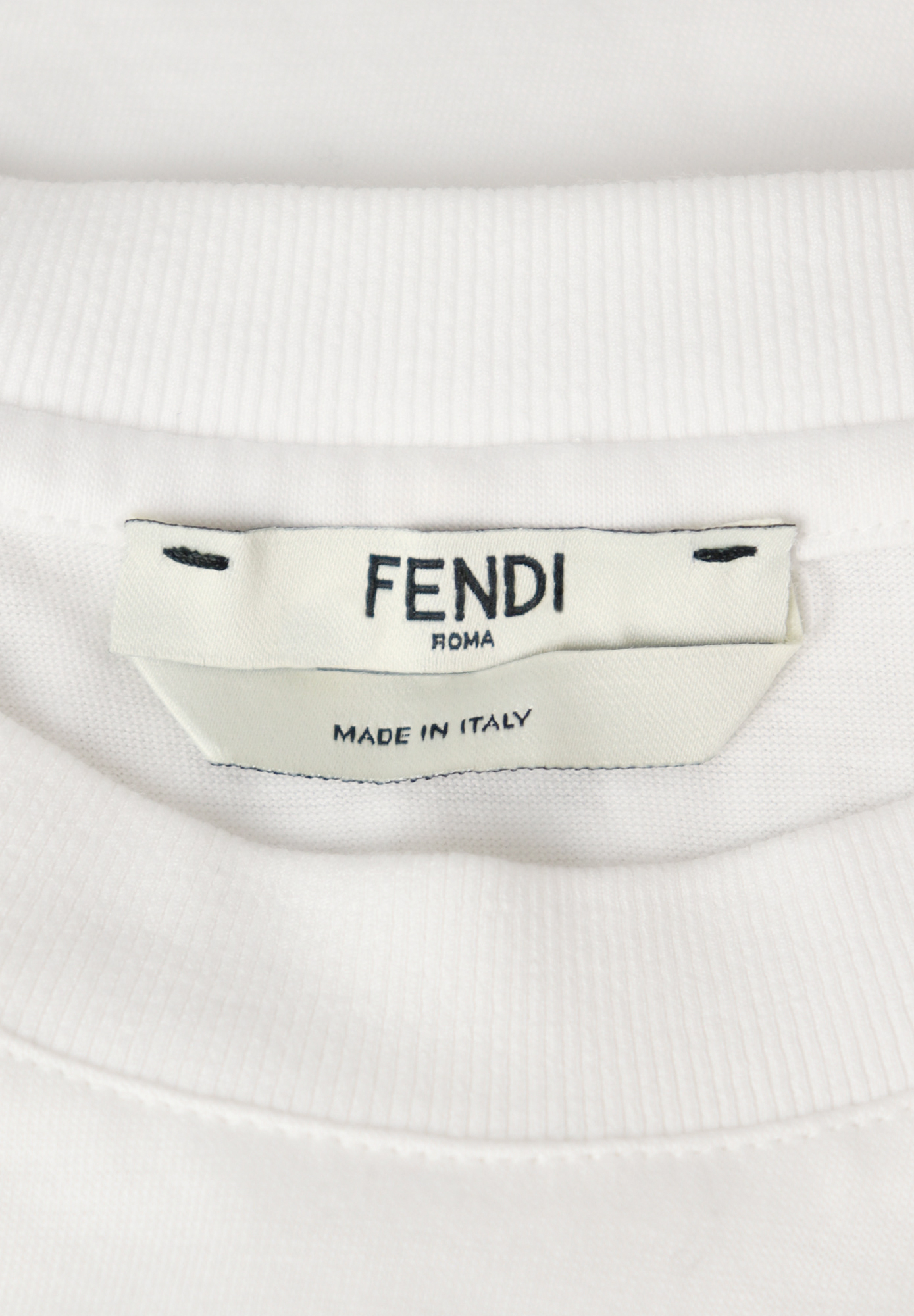 Футболка Fendi с пайетками и бахромой