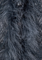 Серый шерстяной кардиган La Perla 