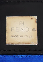 Черная сумка Fendi Baguette с бисером