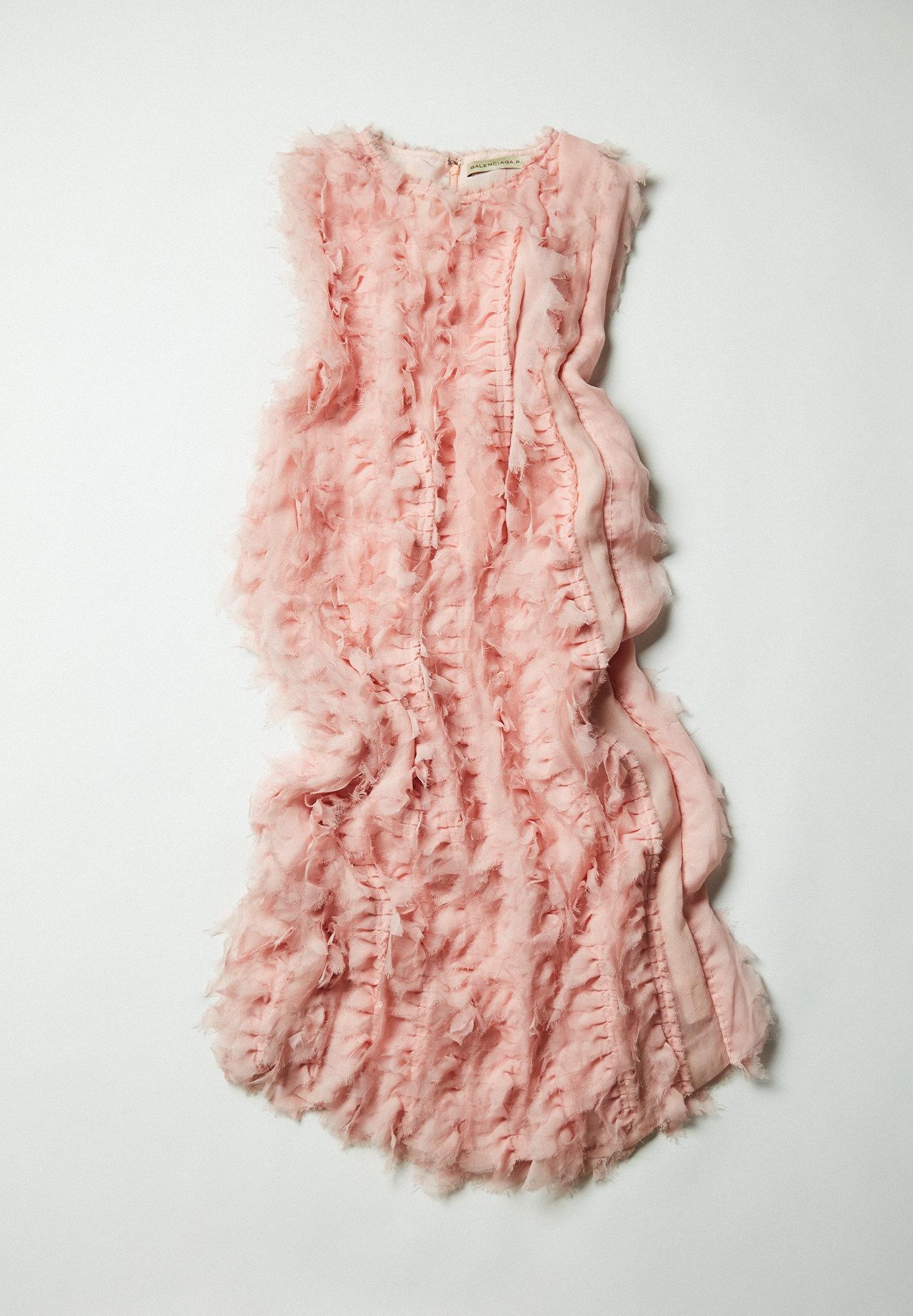 Лоскутное платье Balenciaga