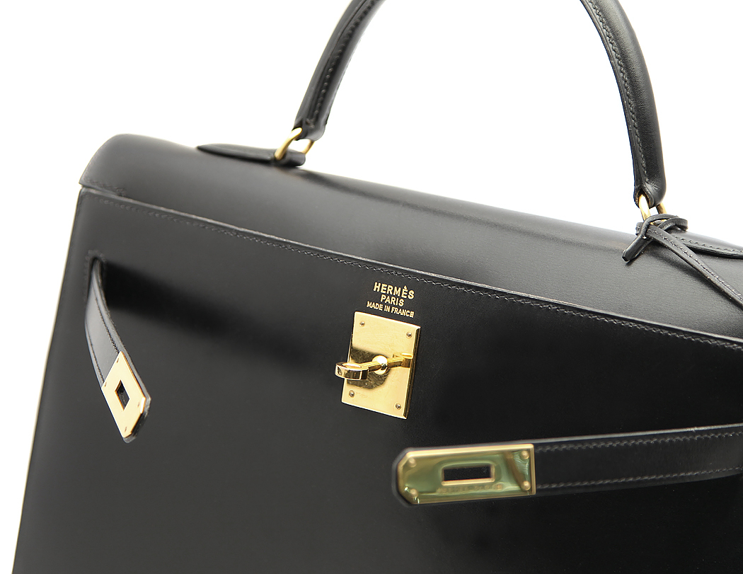 Сумка Hermès Kelly 35 в коже Box