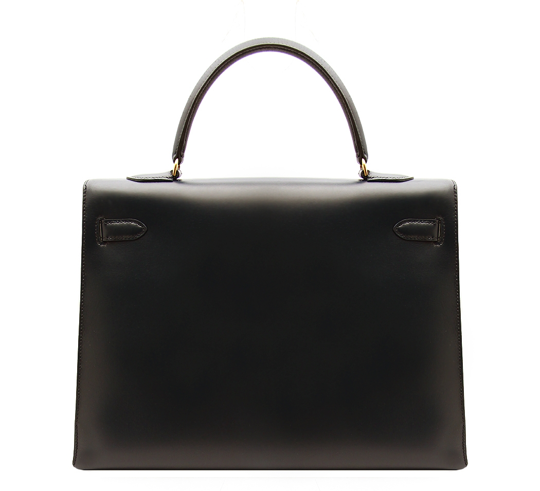 Сумка Hermès Kelly 35 в коже Box