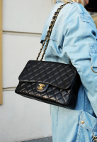 Черная сумка Chanel Classic Flap Medium