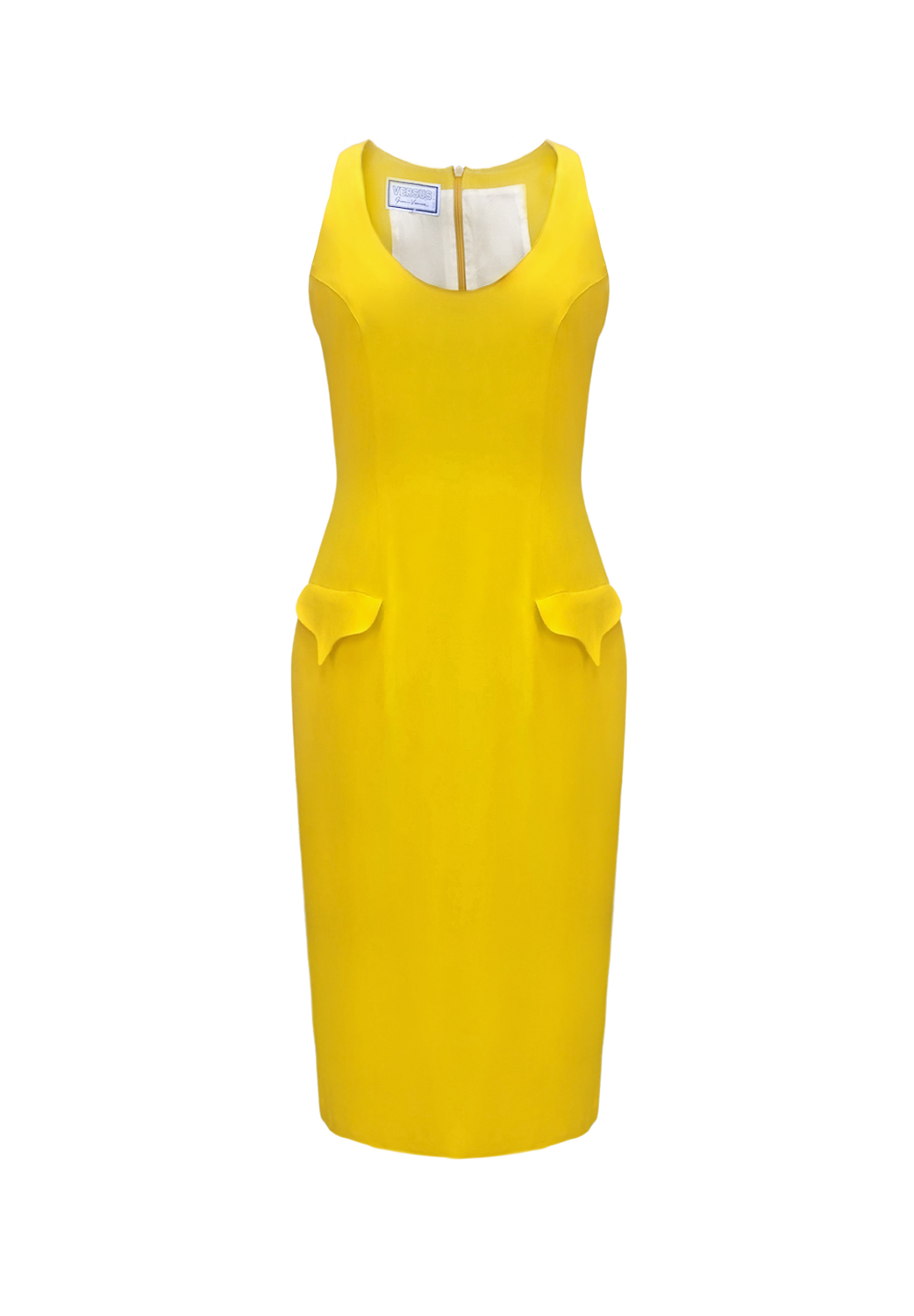 Желтое платье Versus