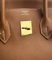 Сумка Hermès Birkin 35 Gold Clemence