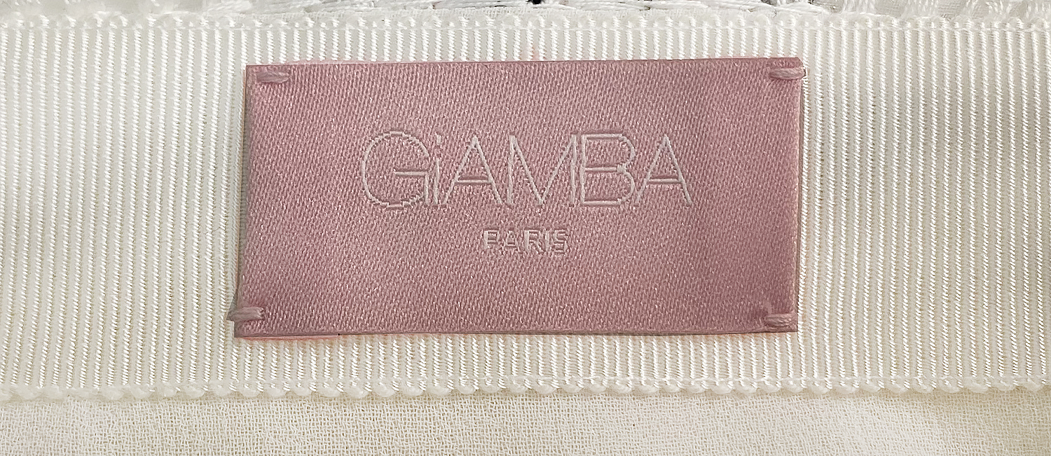 Юбка Giamba с цветочной вышивкой