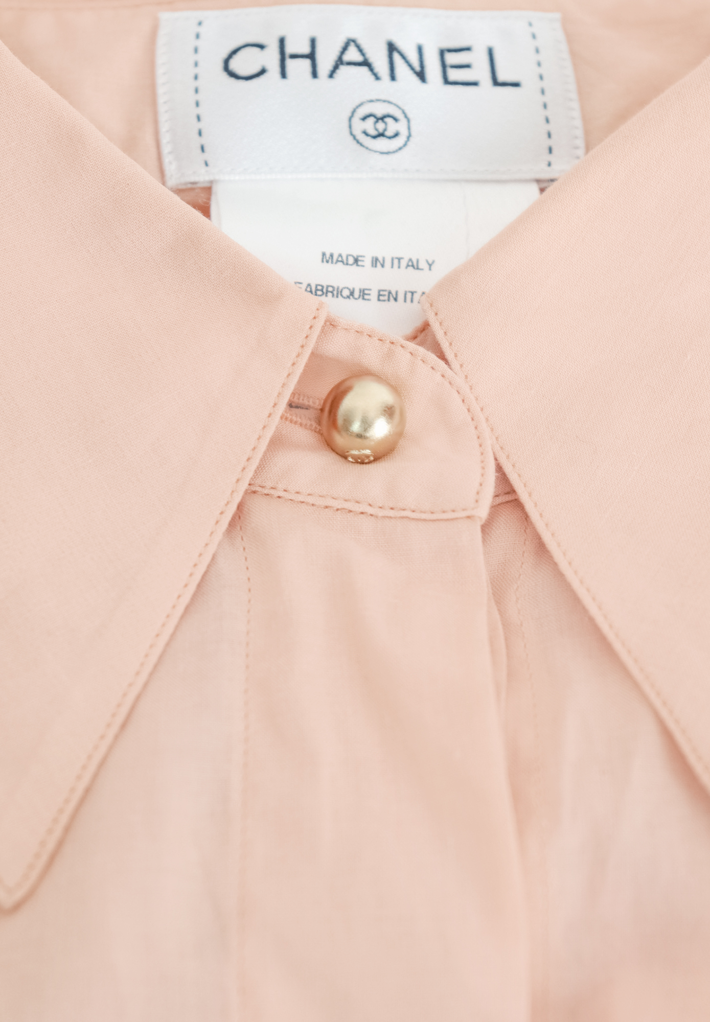 Блузка Chanel с длинным шлейфом