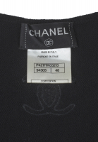 Черный жилет Chanel 